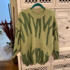 Verge Girl Along The Sidewalk Knit Sweater M/L